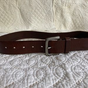 Men's Belt Brown Leather American Eagle Leather Belt 30. Used like New